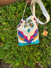 Load image into Gallery viewer, Vintage Aztec leather bucket bag