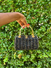 Load image into Gallery viewer, Vintage Beaded & Gold Handbag