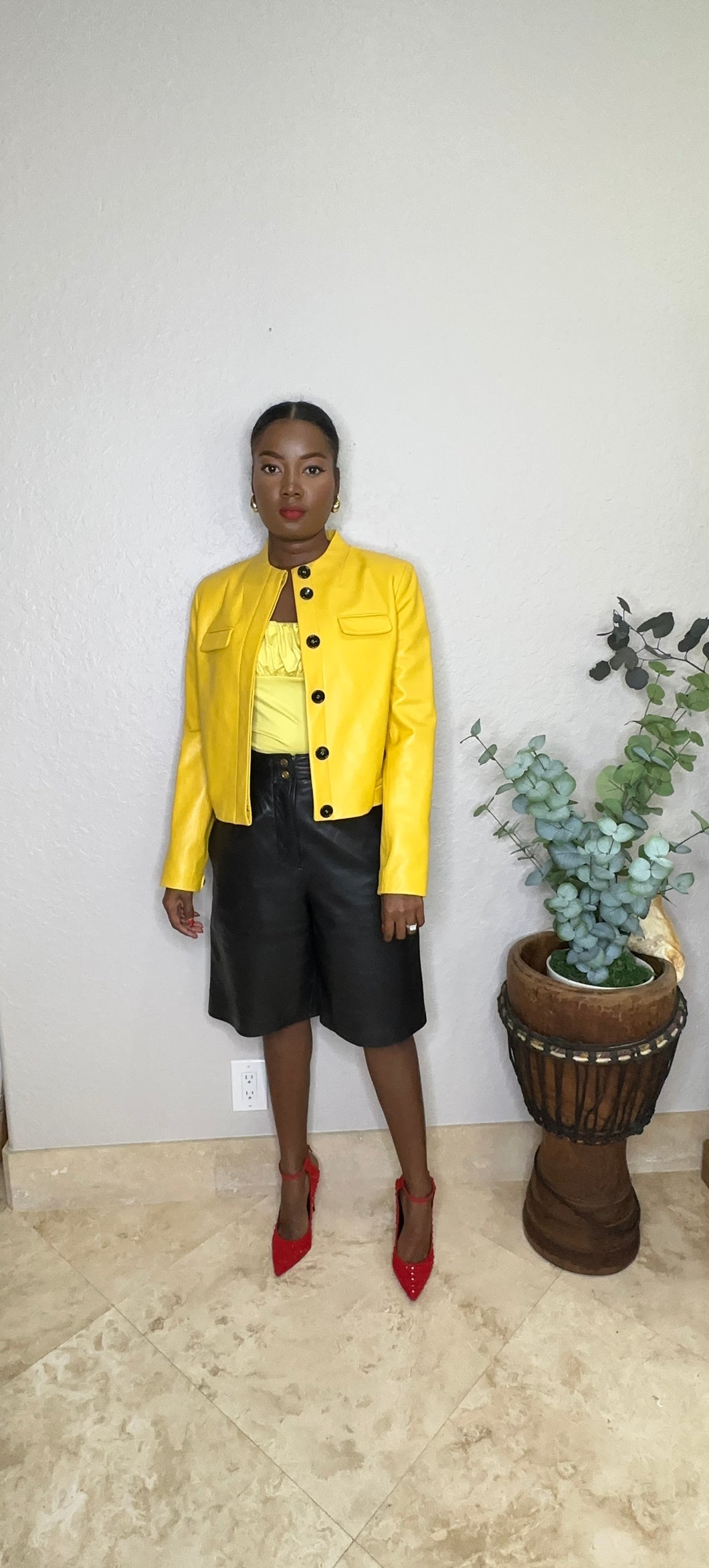Yellow Anne Klein Jacket