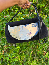 Load image into Gallery viewer, Vintage suede moon bag
