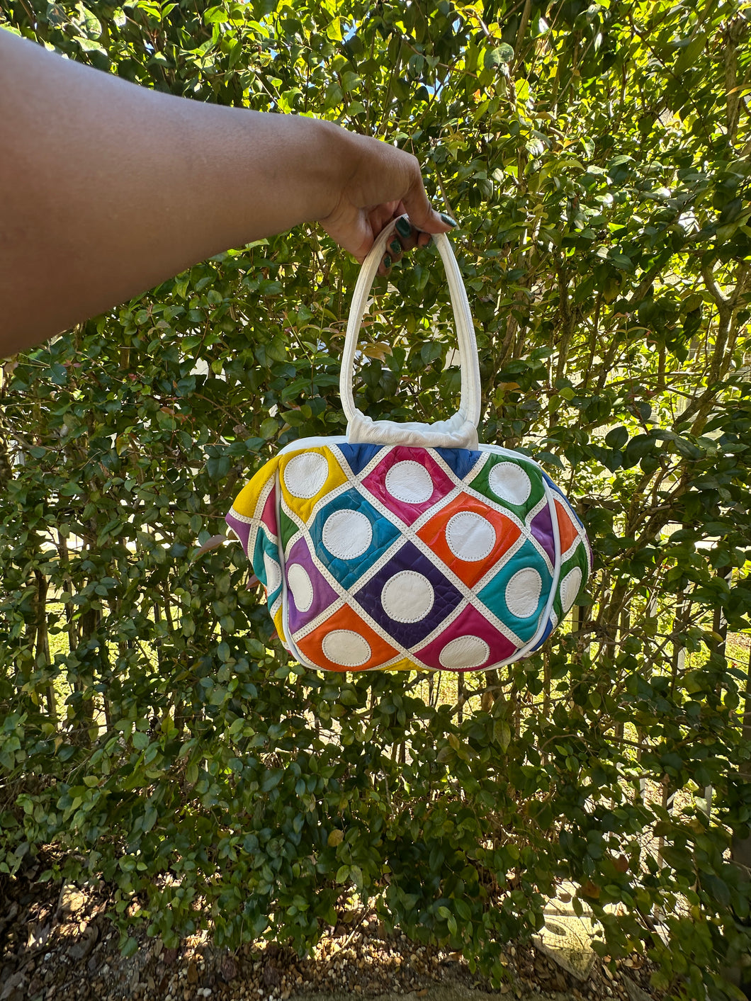 Vintage Polka Dot Handbag