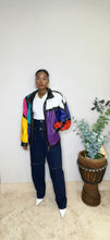 Load image into Gallery viewer, Vintage Multicolor Leather Jacket
