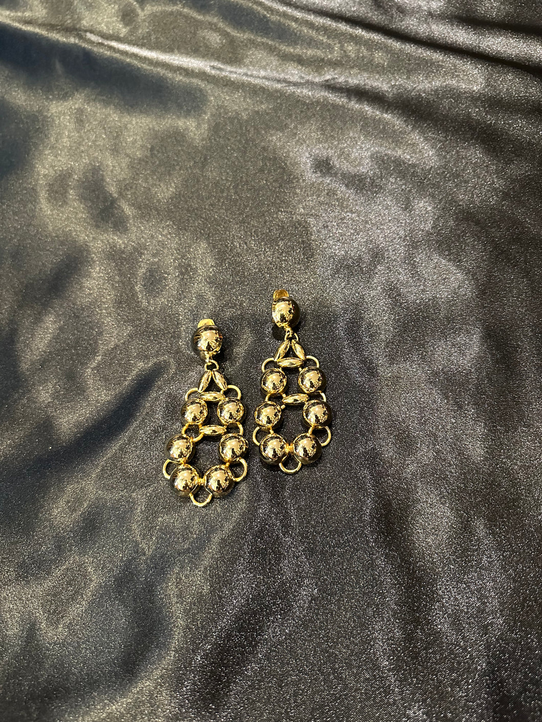 Vintage Runway Gold Earrings
