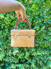 Load image into Gallery viewer, Vintage Tan Structured Handbag
