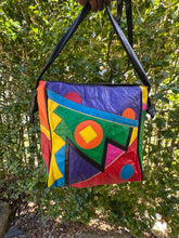 Load image into Gallery viewer, Multicolor Geometric 80’s Purse
