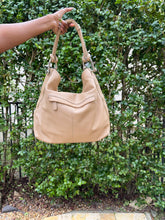 Load image into Gallery viewer, Cream Leather Hobo Purse
