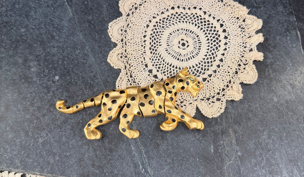 Articulated Feline Brooch
