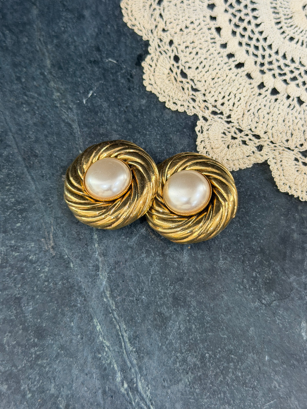 Une Ligne signed Earrings