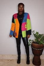 Load image into Gallery viewer, Colorblock Embroidery Blazer (S)
