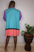Load image into Gallery viewer, Colorblock Wool Coat (L/XL)
